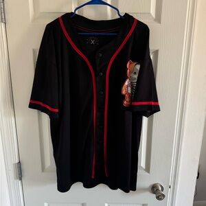 East West Black and Red Hustle Shirt 3XL